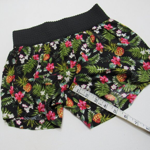 Freestyle Revolution Women's Boho Wide Leg Tropical Floral Runner Shorts Size S - Picture 6 of 7